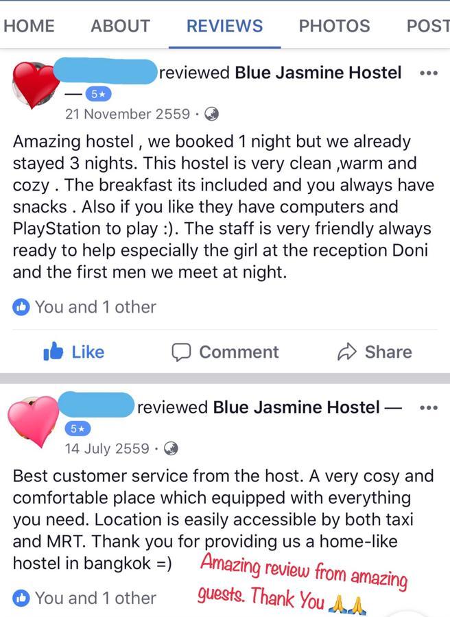 Blue Jasmine Hostel Bangkok Exteriér fotografie
